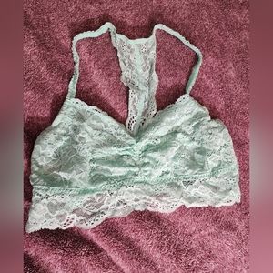 Pink VS - Mint green bralette. Size L